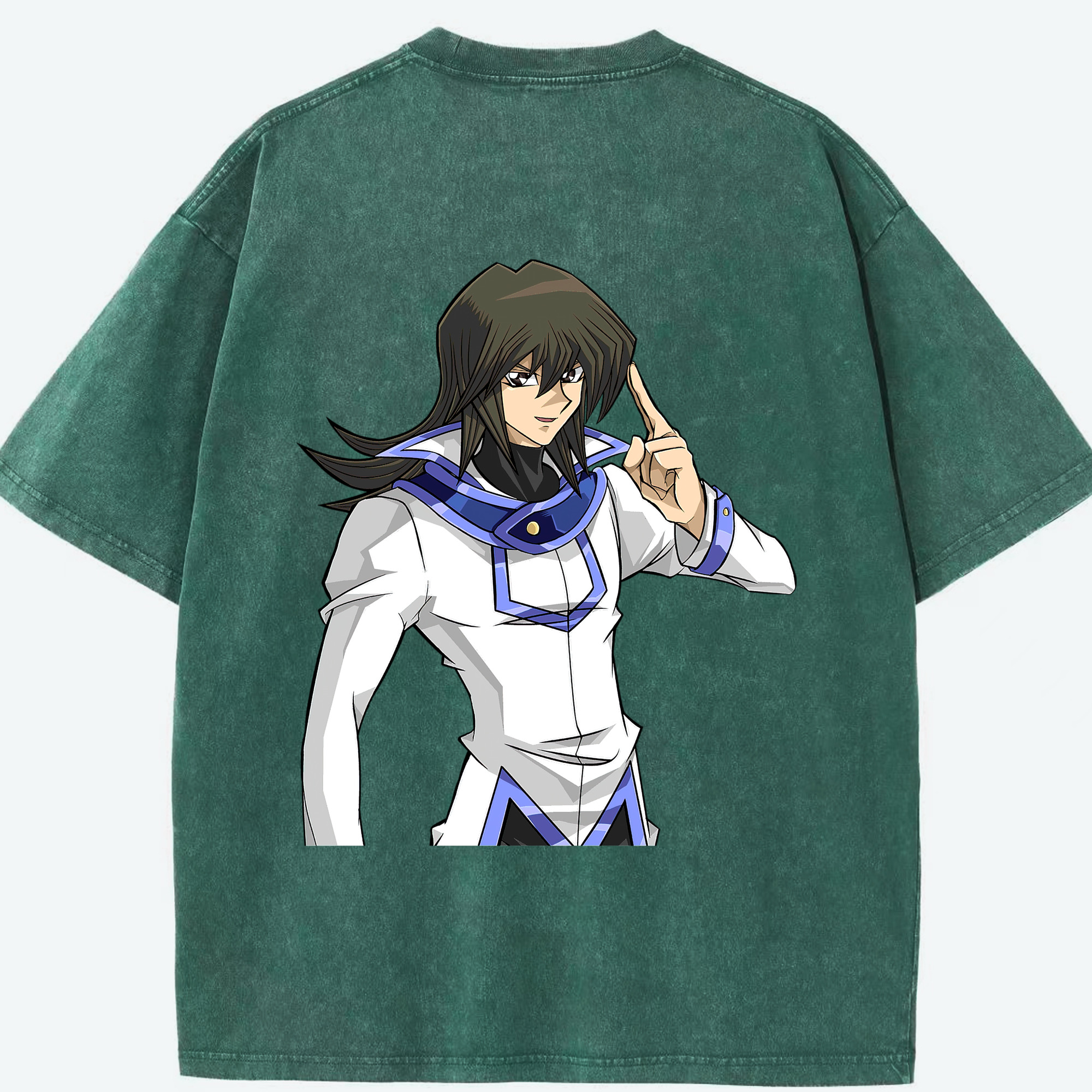 （画像用） 遊☆戯☆王 Yu-Gi-Oh! 綿100% ヴィンテージ風 半袖Tシャツ（背面プリント）